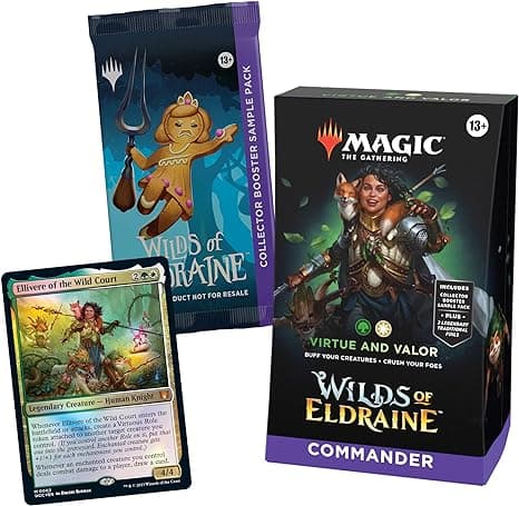 Wilds of Eldraine MTG Commnader deck Virtue and Valor