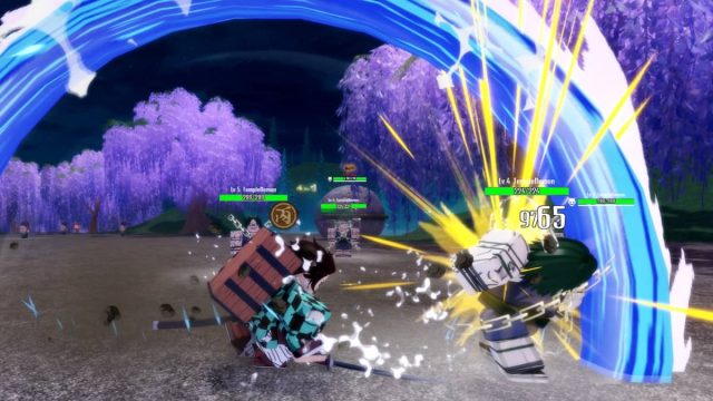 Fighting in Demon Soul Simulator.