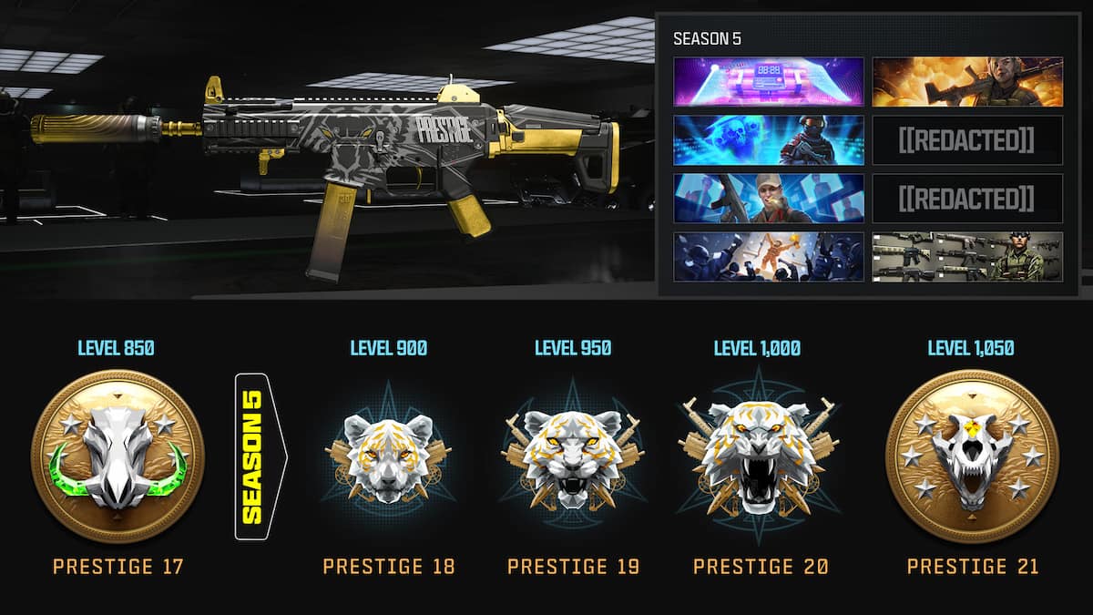 MW3 season five prestige levels