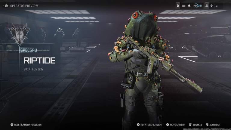 A frog operator skin in MW3.