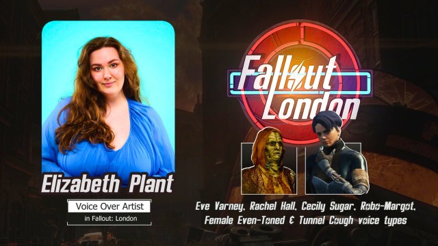 liz plant voice actor in fallout london and her roles