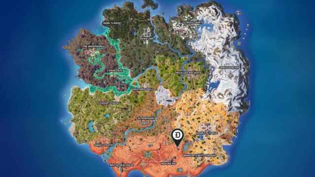 Megalo Don hidden stash location in Fortnite.