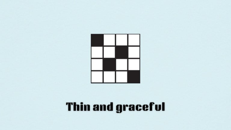 thin and graceful july 16 nyt mini crossword