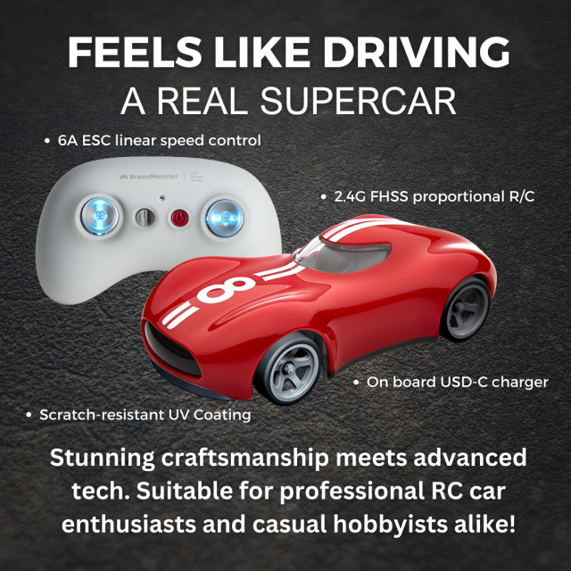 Bravomonster RC car - top features