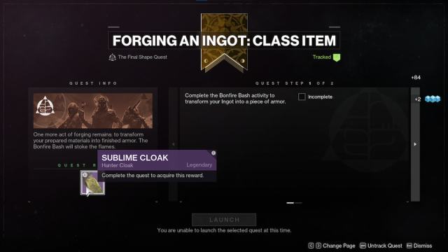 Crafting Sublime armor in Destiny 2