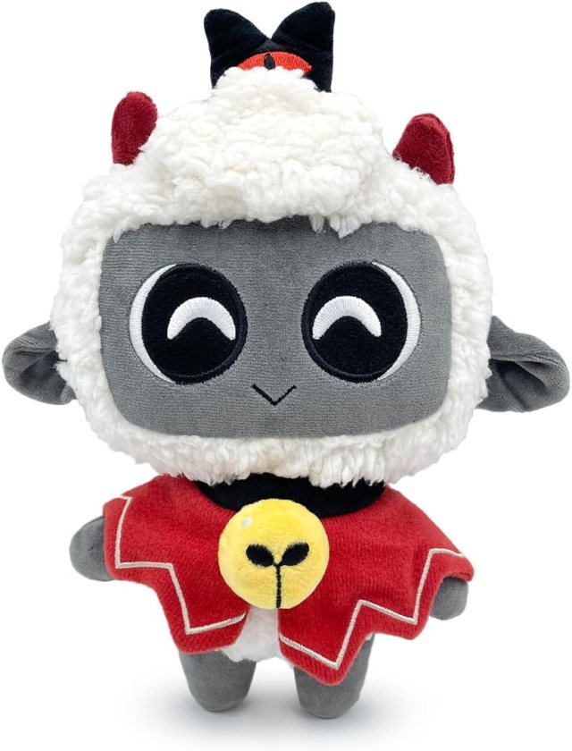 Cult of the Lamb Plushie from Amazon.