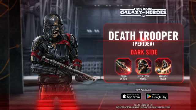 Death Trooper Peridea in Star Wars Galaxy of Heroes