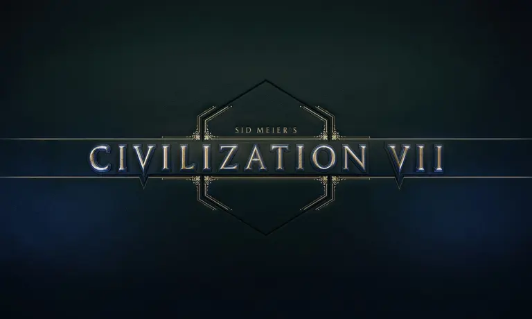 Civilization 7 logo on black background