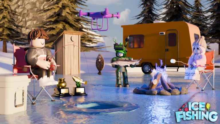 Ice Fishing Simulator Promo Image