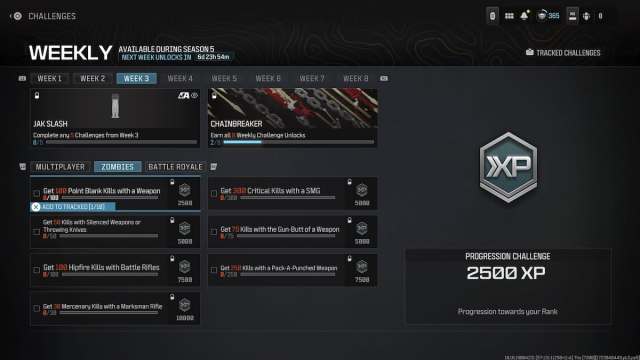 MW3 season 4 week 3 challenges