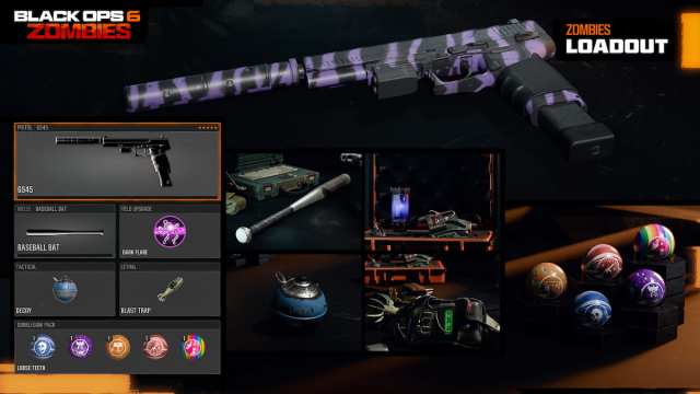 BO6 Zombies loadout screen screenshot