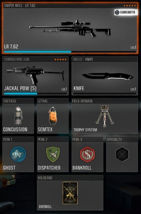 LR 7.62 class setup in Black Ops 6 multiplayer