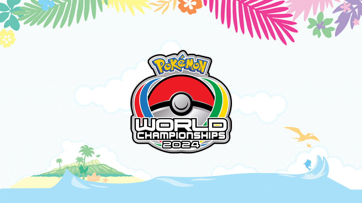 The Pokemon 2024 World Championships logo and images.