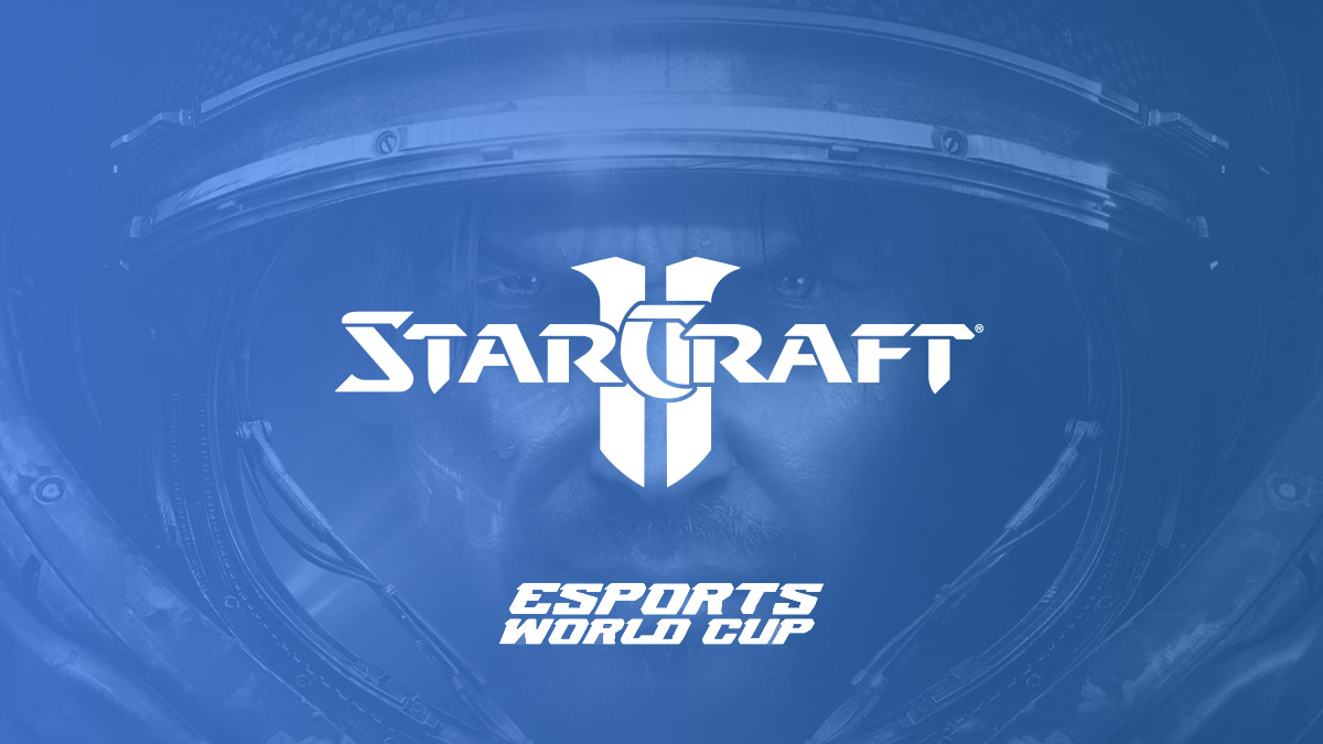 The Starcraft 2 and EWC logos.