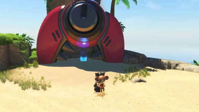 Go-Go Archipelago gold secret exit location in Astro Bot