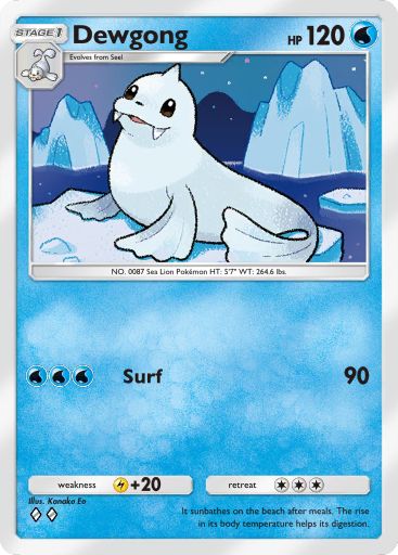 Artwork for Dewgong in Genetic Apex