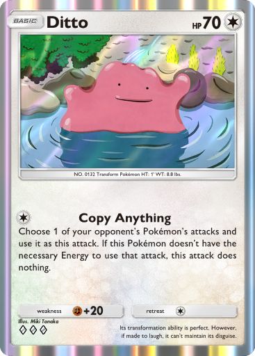 Ditto artwork in Genetic Apex