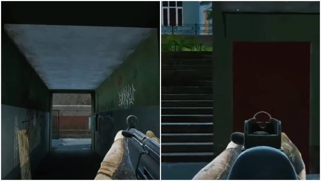 The transit point between Streets of Tarkov and The Labs