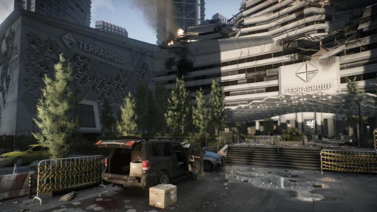 The Ground Zero map concept art for Escape from Tarkov