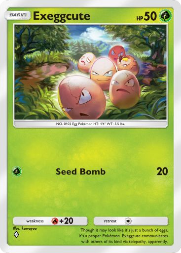 Artwork for Exeggcute in Genetic Apex