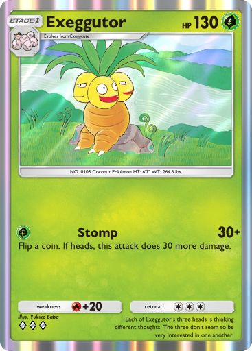 Artwork for Exeggutor in Genetic Apex