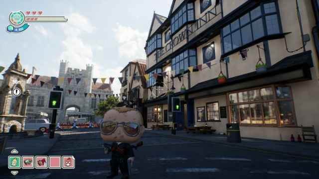 A character from Hot Fuzz in Funko Fusion.