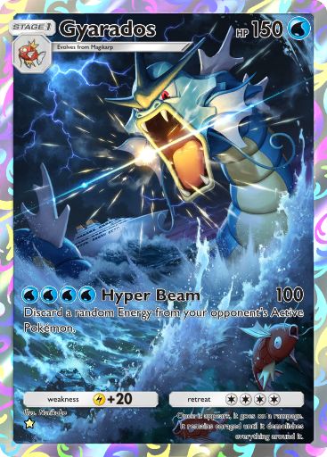 Gyarados artwork in Genetic Apex