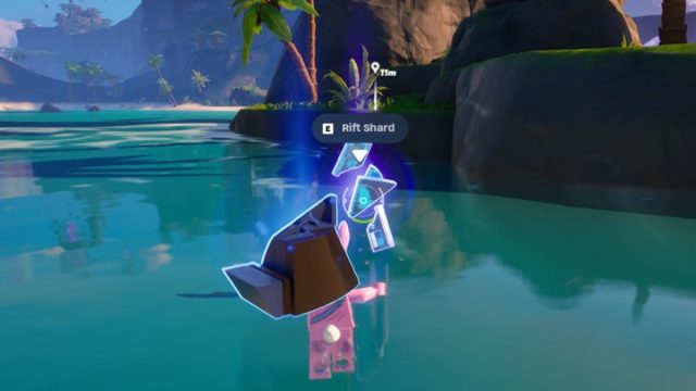 dropped rift shards in lego fortnite