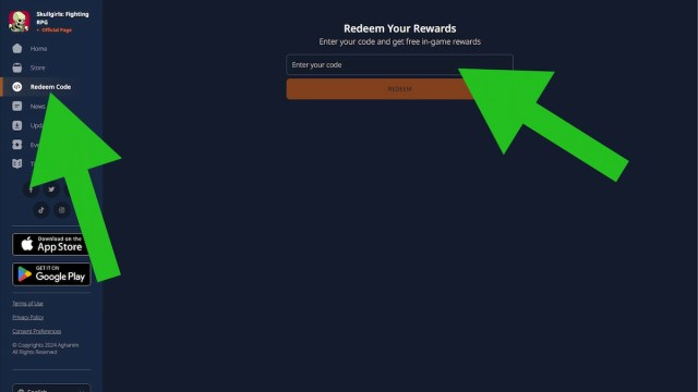 How to redeem codes in Skullgirls
