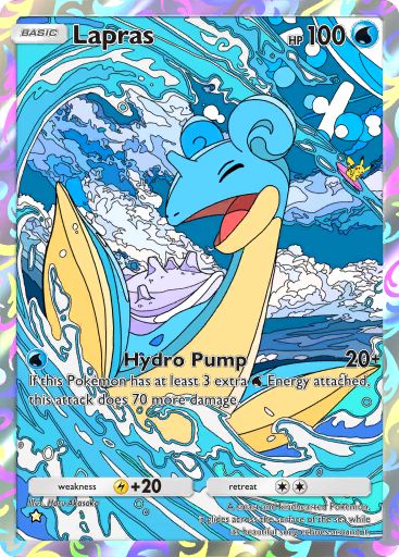 Lapras artwork in Genetic Apex