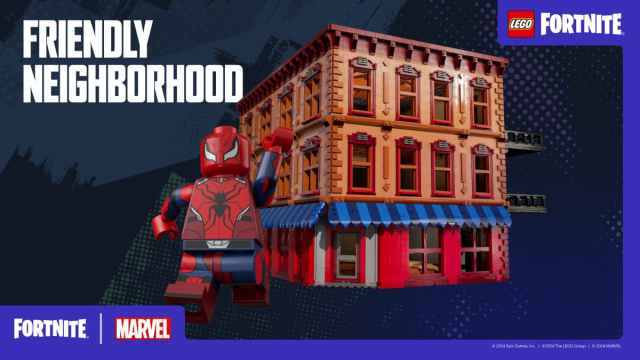 The Friendly Neighborhood Bundle in LEGO Fortnite.