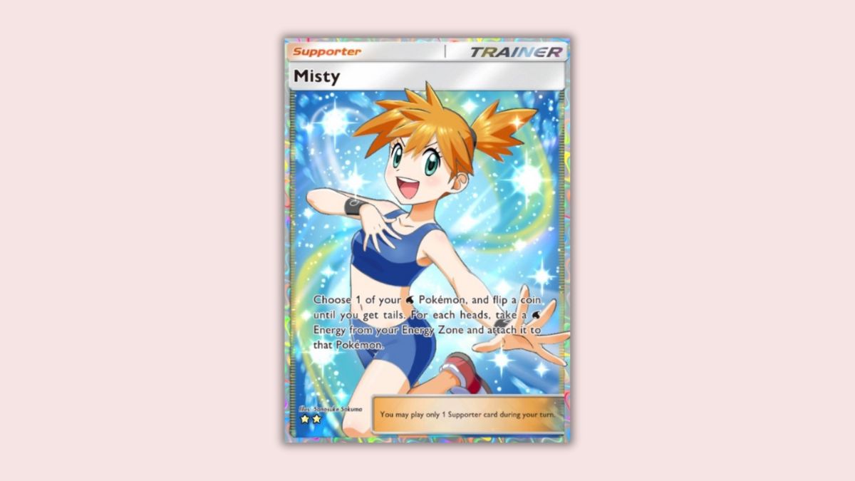 Misty Pokemon TCG Pocket card.