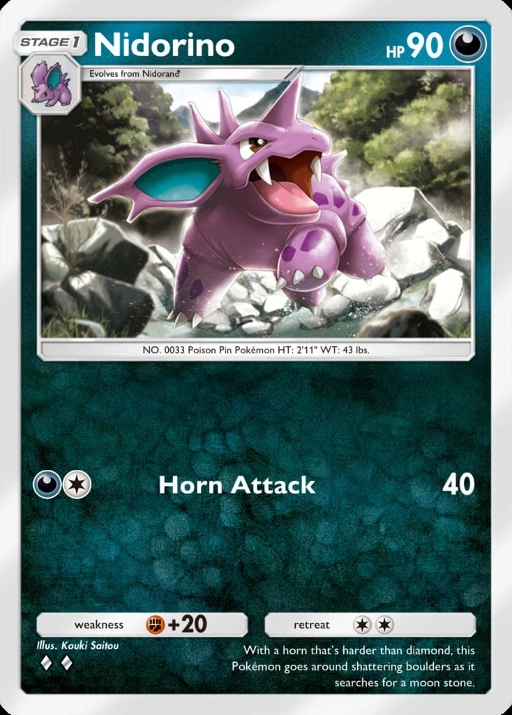 Artwork for Nidorino in Genetic Apex