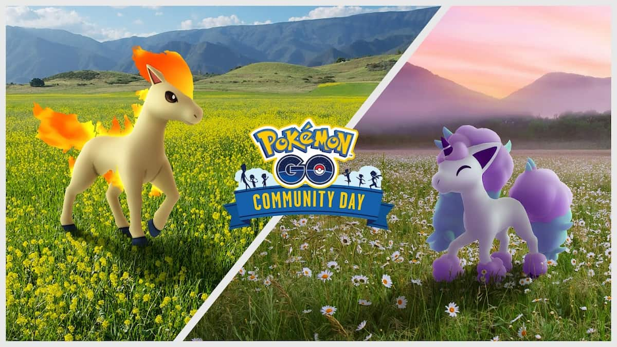 Pokémon Go Ponyta and Galarian Ponyta Community Day