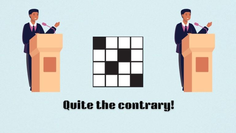 art for quite the contrary clue in sept. 10 nyt mini crossword