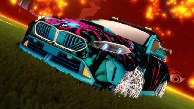 An image of the BMW 1 Series skin from Rocket League. This skin turns your Rocket League car into a classic BMW.