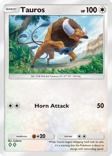 Tauros artwork in Genetic Apex