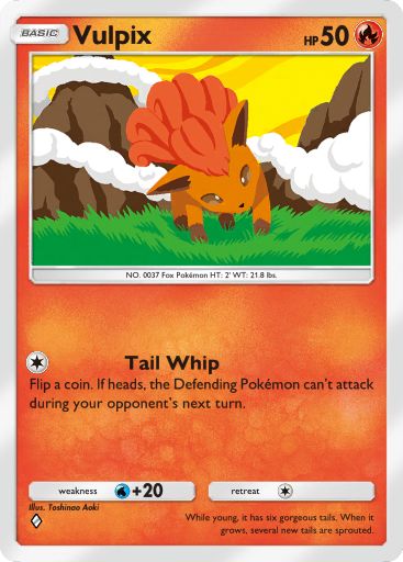 Artwork for Vulpix in Genetic Apex