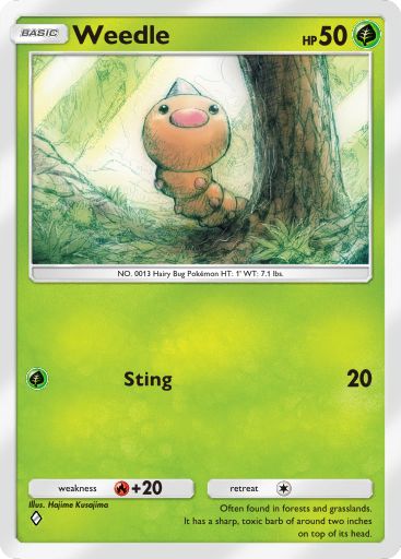 Artwork for Weedle in Genetic Apex