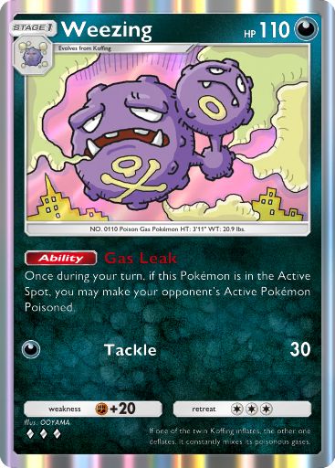 Artwork for Weezing in Genetic Apex