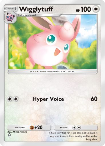 Wigglytuff artwork in Genetic Apex