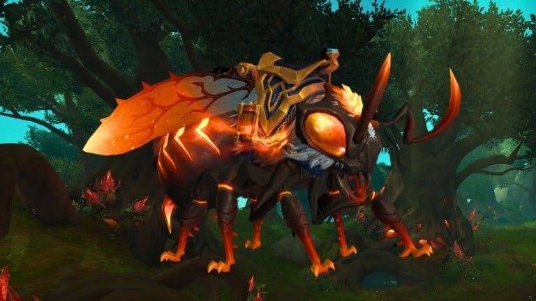 The Soaring Meaderbee mount in wow the war within