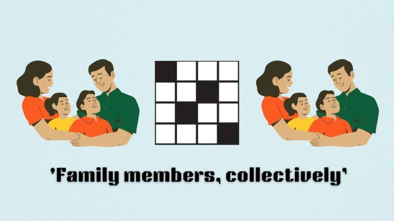 art for family members collectively nyt mini crossword clue