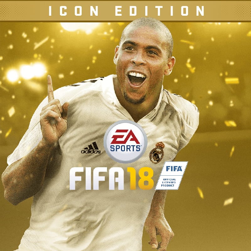 Ronaldo on the cover of FIFA 18 Icon Edition