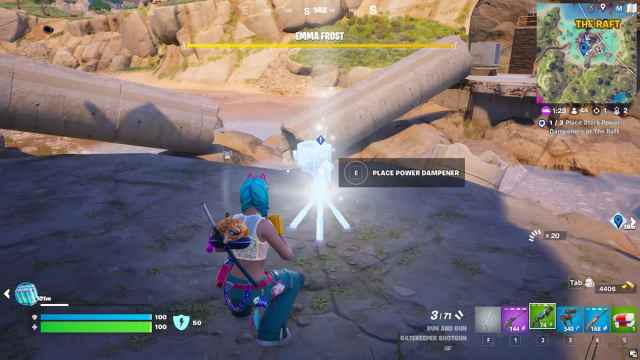 The third Stark Power Dampener in Fortnite.