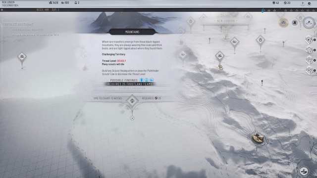 Frostland area with Goods in Frostpunk 2