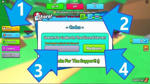 How to redeem Insane Button Simulator codes.