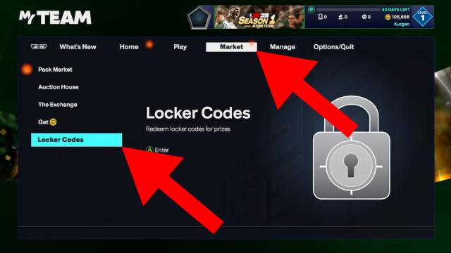 How to redeem NBA 2K25 locker codes