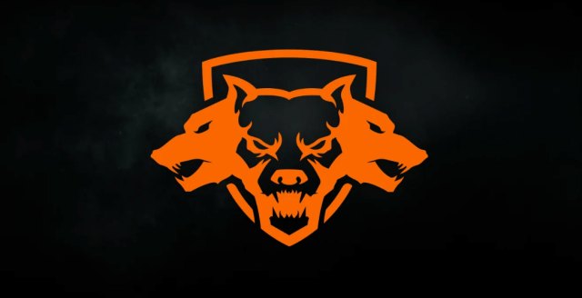 Black Ops 6 Cerberus icon in orange and black.