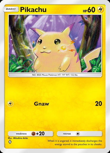 Artwork for Pikachu in Genetic Apex